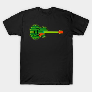 Guitar Cactus Mexican 2 T-Shirt